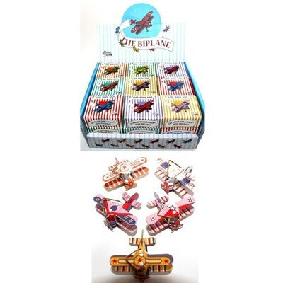 Mini Die Cast Biplane