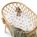 Snuggle Hunny | Dragon Organic Bassinet Sheet/Change Pad Cover
