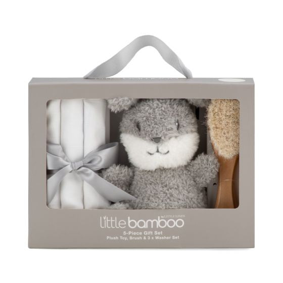 Little Bamboo 5 Piece Gift Set - Natural