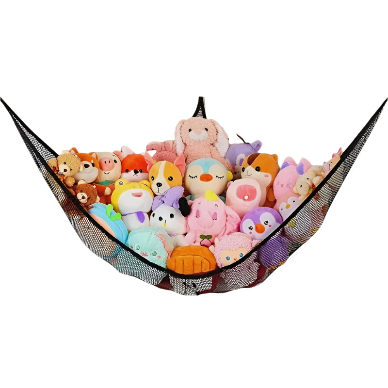Versatile Stuffed Animals Hammock Organiser (White)