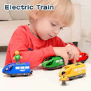 Edwone Wooden Track Magnetic Electric  Train