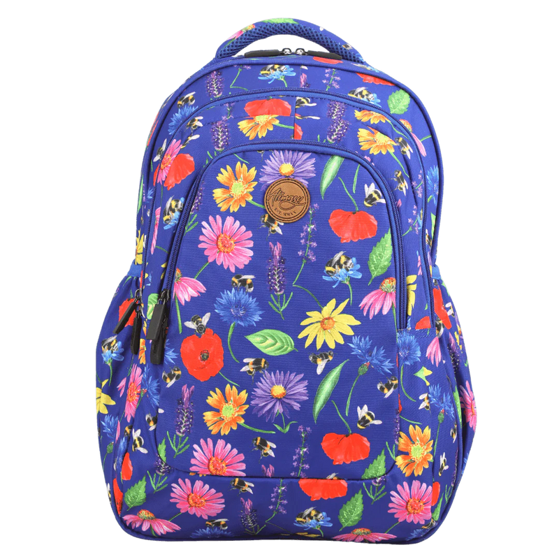 ALiMASY | Bees & Wildflowers Large School Backpack