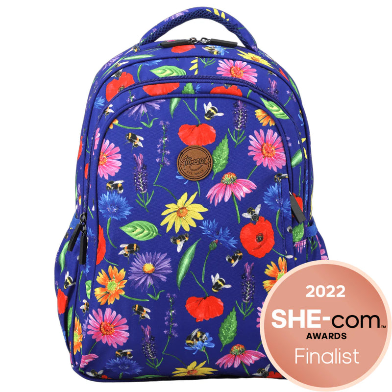 ALiMasy | Bees & Wildflowers Midsize Kids Backpack