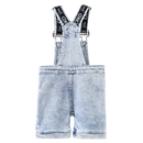 Cracked Soda Billie Detailed Overall Denim Blue 00-3