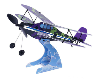 Playstream | Rubberband Aeroplane - Biplane Kit