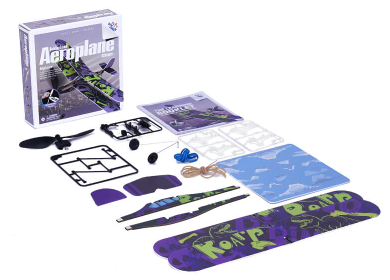 Playstream | Rubberband Aeroplane - Biplane Kit