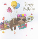 Happy Birthday Sloth Card