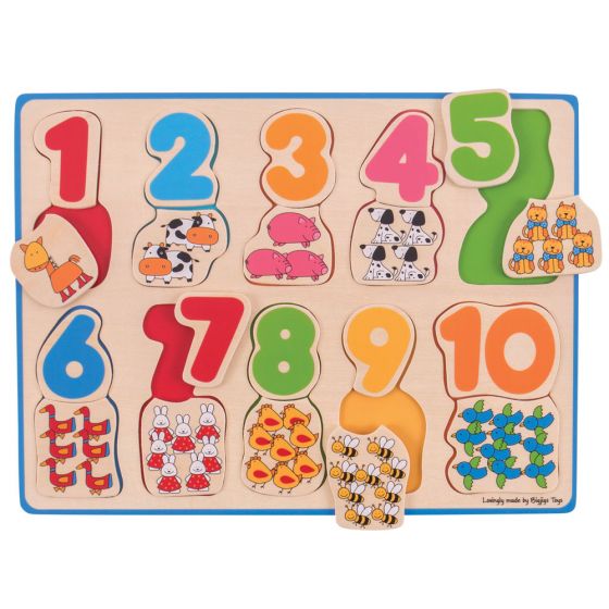 BIGJIGS | NUMBER & COLOUR MATCHING