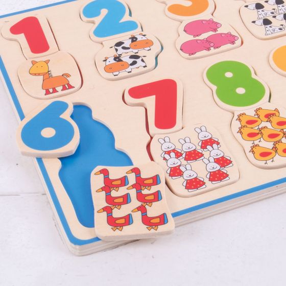 BIGJIGS | NUMBER & COLOUR MATCHING