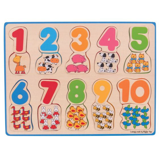 BIGJIGS | NUMBER & COLOUR MATCHING