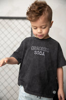 Cracked Soda | Mateo Tee  Washed Grey