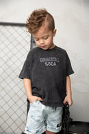 Cracked Soda | Mateo Tee  Washed Grey