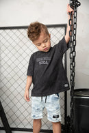 Cracked Soda | Mateo Tee  Washed Grey