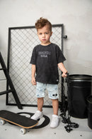Cracked Soda | Baby Mateo Tee Washed Grey