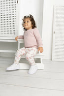 Cracked Soda | Blossom crew & Pant Print set - Grape