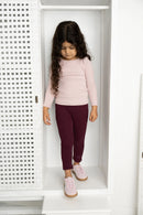 Cracked Soda | Winter Ribbed Long Sleeve - Pink (Grape)