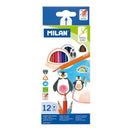 MILAN COLOURED PENCIL 12PC