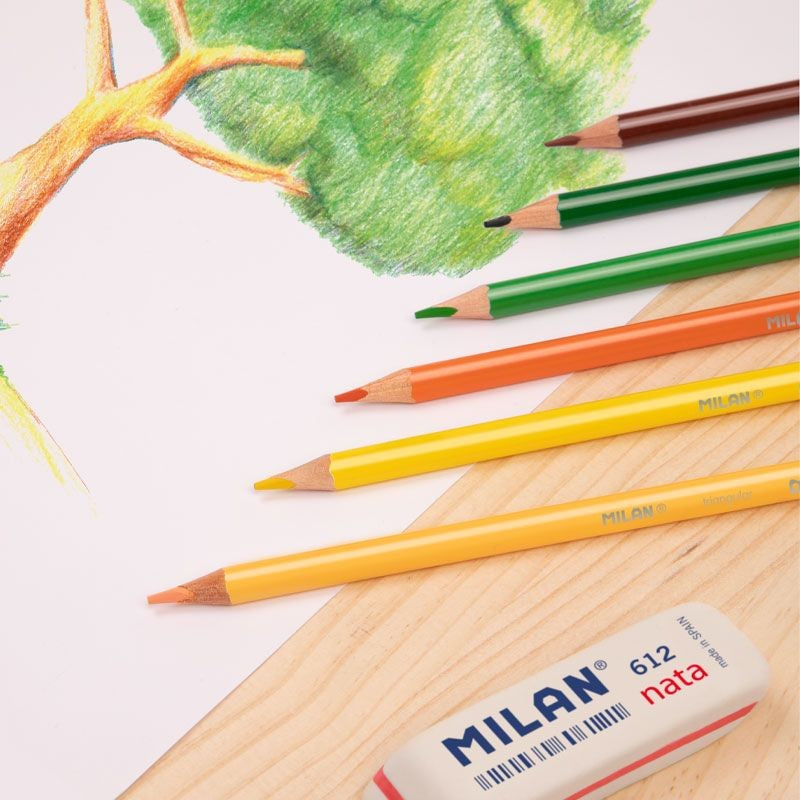 MILAN COLOURED PENCIL 12PC