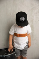 Brock Detail Sleeve Tee - Baby Boy