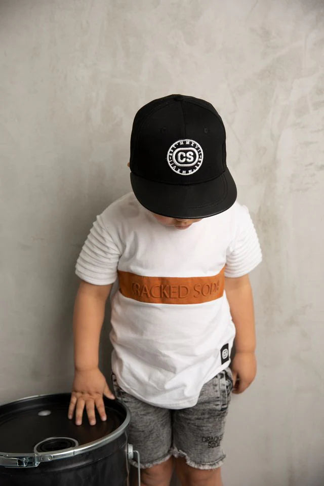 Brock Detail Sleeve Tee - Baby Boy