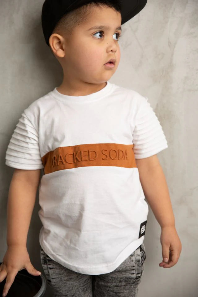 Brock Detail Sleeve Tee - Baby Boy