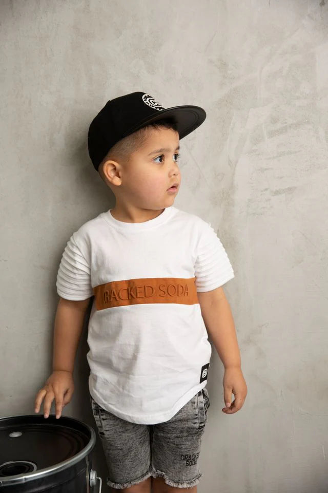 Brock Detail Sleeve Tee - Baby Boy