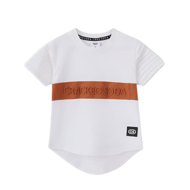 Brock Detail Sleeve Tee - Baby Boy