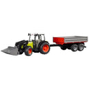 Bruder Claas Nectis with Front Loader and Tipping Trailer