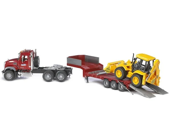 Bruder | MACK Granite L/Loader and JCB Backhoe