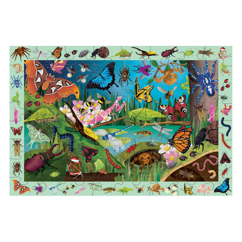 Mudpuppy | Bugs & Butterflies 64 Piece Search & Find Puzzle