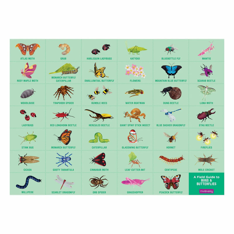 Mudpuppy | Bugs & Butterflies 64 Piece Search & Find Puzzle