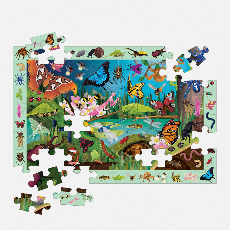 Mudpuppy | Bugs & Butterflies 64 Piece Search & Find Puzzle