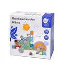 Classic World | Rainbow Garden Blocks - 40pcs
