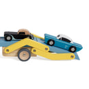 Classic World | Car Transporter Truck - Blue/Yellow