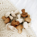 Qtoys Wooden Mushrooms - Natural