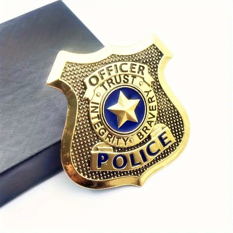 Police Bravery  Badge - Gold