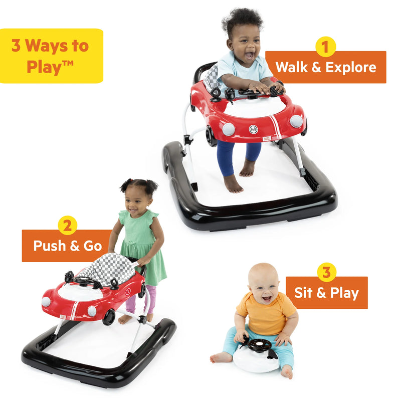 Bright Starts GoChair w. Race Car - 3-in-1 - Little Speedster