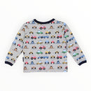 Korango | Farm Trucks Long Sleeve Top - Grey Marle