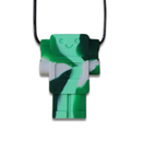 Robot Pendant Camo Sensory Chew