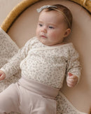 Quincy Mae | Swaddle Floret - Ivory