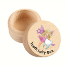 1pc, Wooden Tooth Fairy Box For Girls