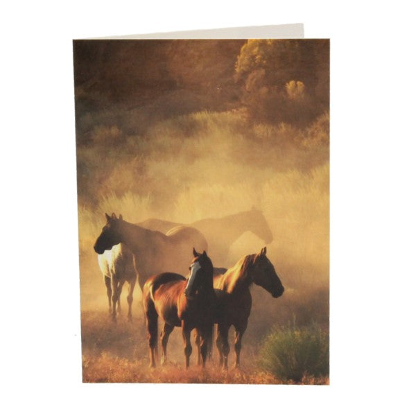 Horses - card