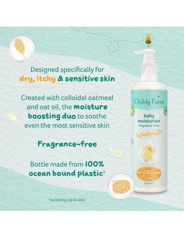 Childs Farm – Oatderma Baby Moisturiser Fragrance Free 250ml