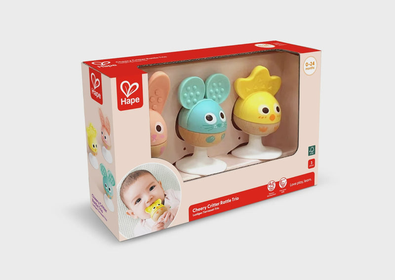 Hape Cheery Rattle Trio