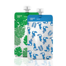 Cherub Baby | Re-useable Food Storage Pouches 10 pack - Asst
