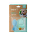 Universal Food Pouch Spoon 2PK Blue & Green