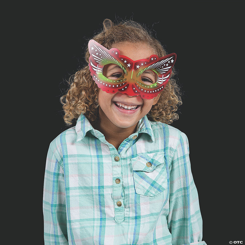 Children's Glow-in-the-Dark Masquerade Masks