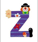 Wooden  Colourful Clown Letters A-Z Asst