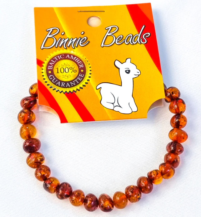 Amber Baby Bracelet -  Binnie Beads