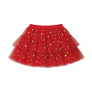 Confetti kidz | Classic Christmas Tulle Skirt - Red Stars
